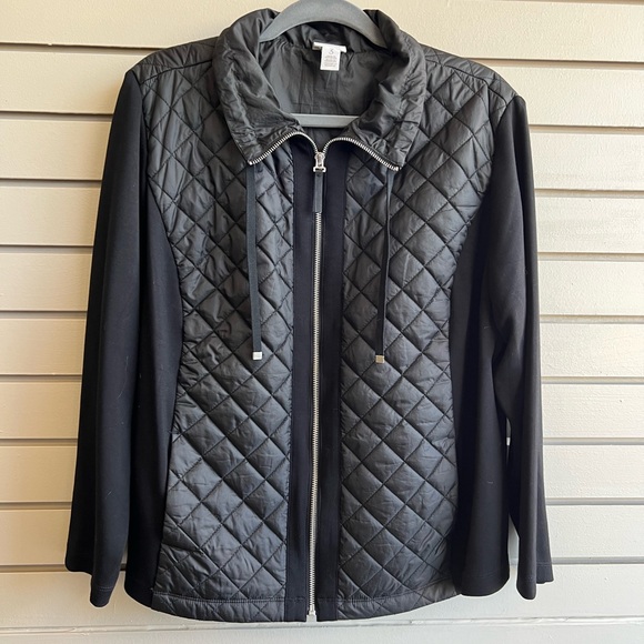 Weekends by Chico’s Women’s Black Jacket. Size 3 (XL). Excellent cond. - Picture 1 of 3